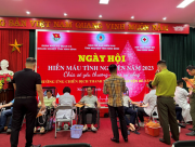 Cán bộ, người lao động Quỹ Đầu tư phát triển Ninh Bình tham gia ngày hội hiến máu tình nguyện