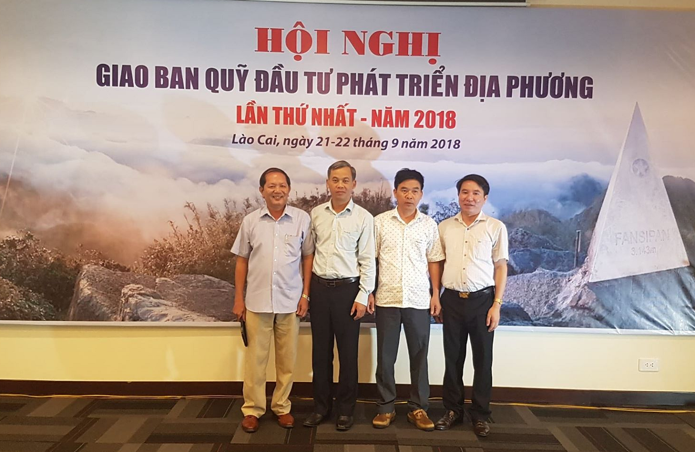 Quỹ ĐTPT Ninh Bình tham dự Hội nghị giao ban các Quỹ ĐTPT địa phương ngày 21-22/09/2018 tại Lào Cai